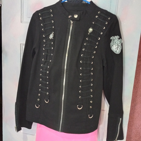 SOLD! Gothic / Horror lovers WIP custom RAGE Jackets! Hit like & follow - Picture 4 of 4